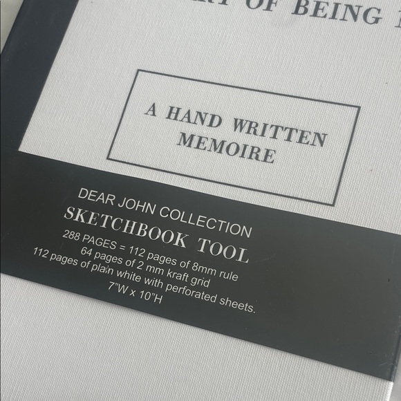Dear John Collection Sketchbook Tool - White - Picture 2 of 3